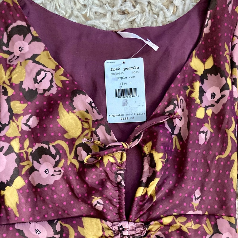 Free People Purple Morning Light Dress - Picture 3 of 7